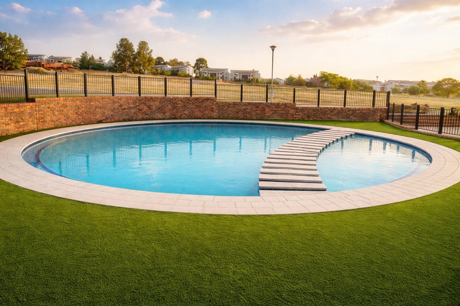 CDP Kiepersol — resorts & leisure pool, in Jackal Creek, Northriding, after completion