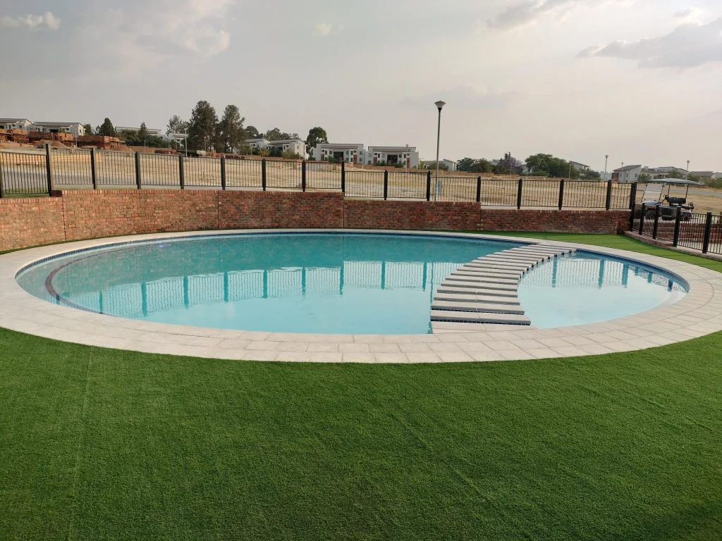 CDP Kiepersol — resorts & leisure pool, in Jackal Creek, Northriding, after completion