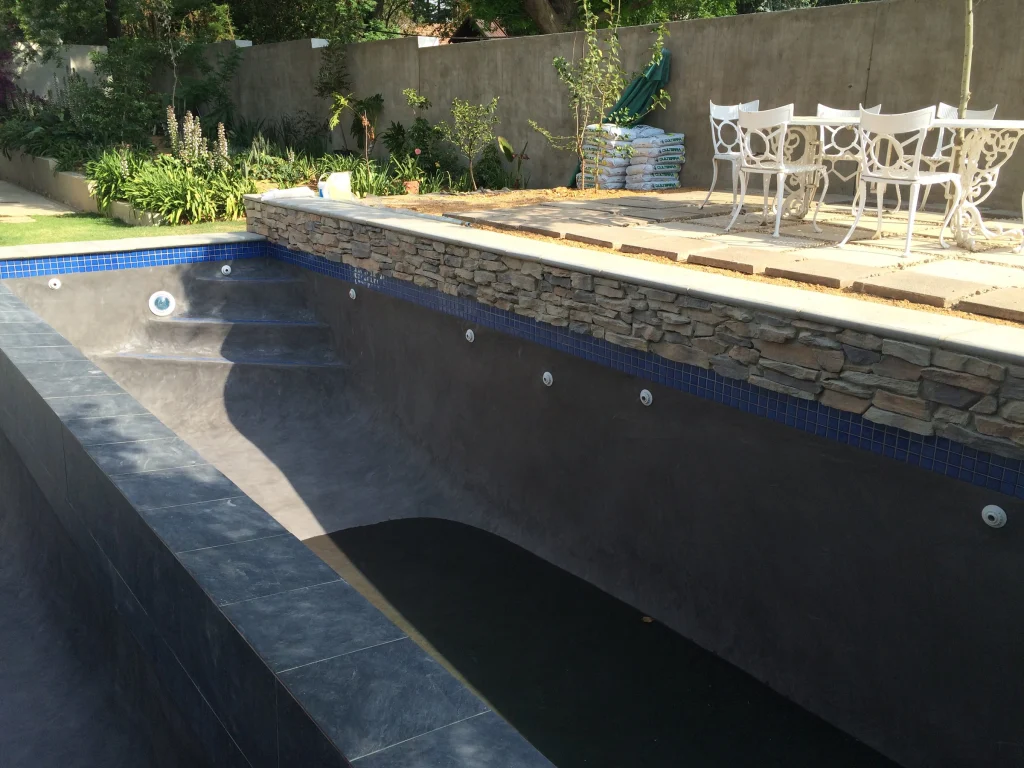 Caulwell, Bryanston — during construction