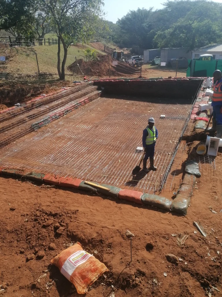 Crawford North Coast learn-to-swim pool — before the work