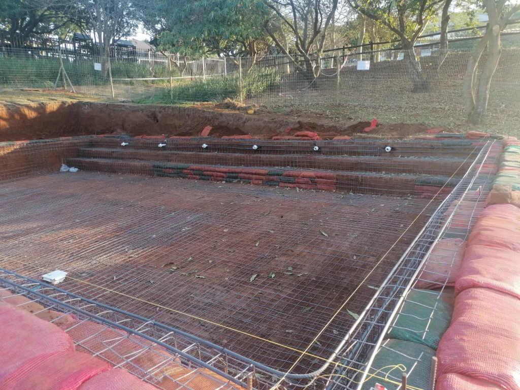 Crawford North Coast learn-to-swim pool — before the work
