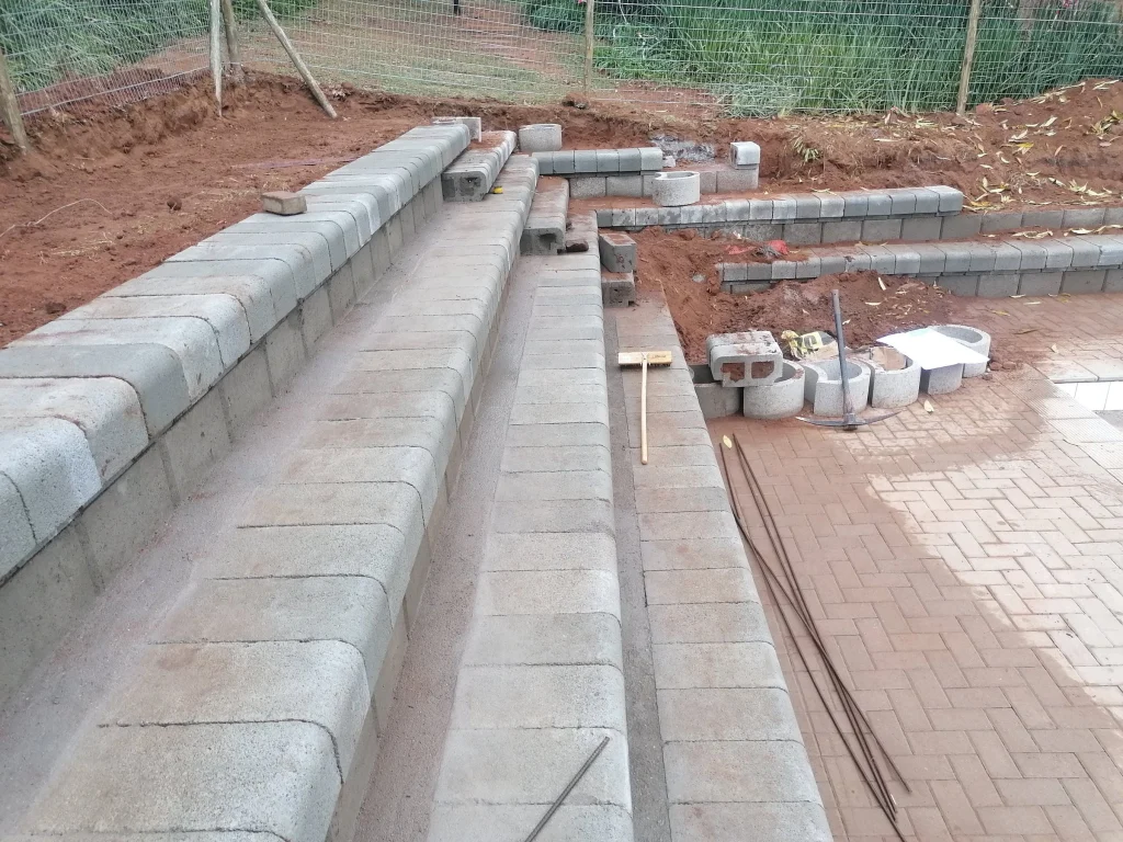 Crawford North Coast learn-to-swim pool — during construction