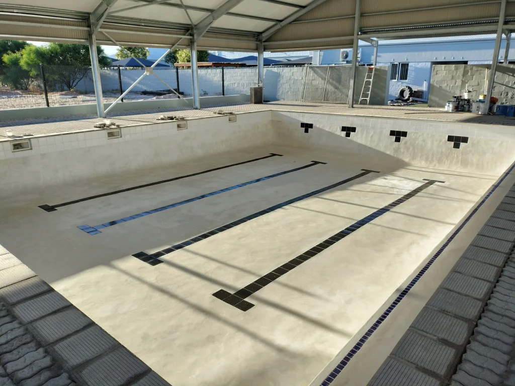 Curro Brackenfell learn-to-swim pool — during construction