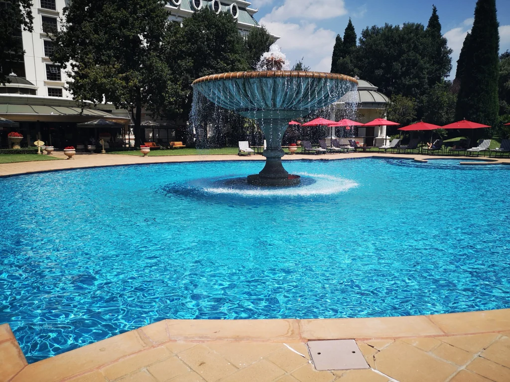 D’Oreal, Emperors Palace — resorts & leisure pool, in Kempton Park, after completion