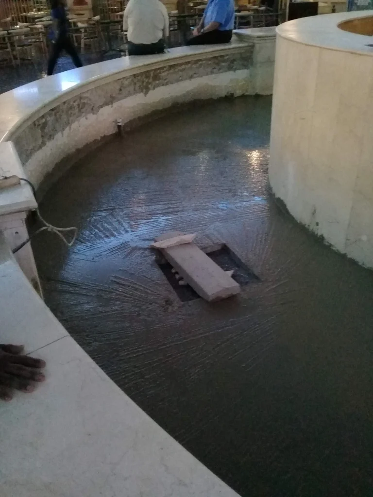 David fountain, Emperors Palace — before the work