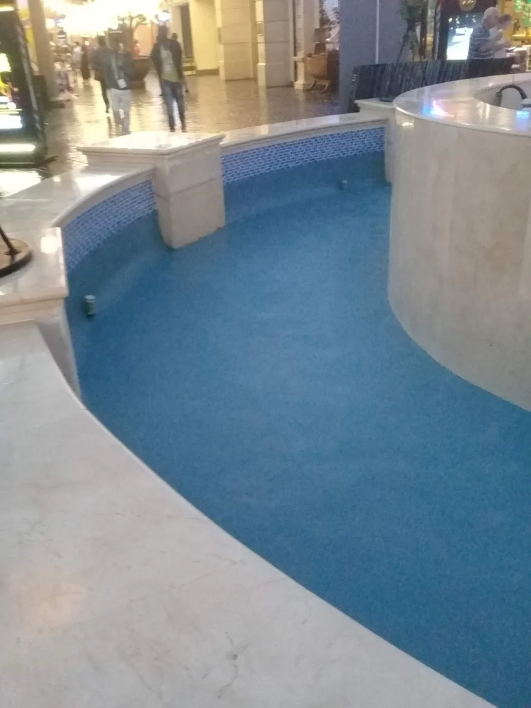 David fountain, Emperors Palace — during construction