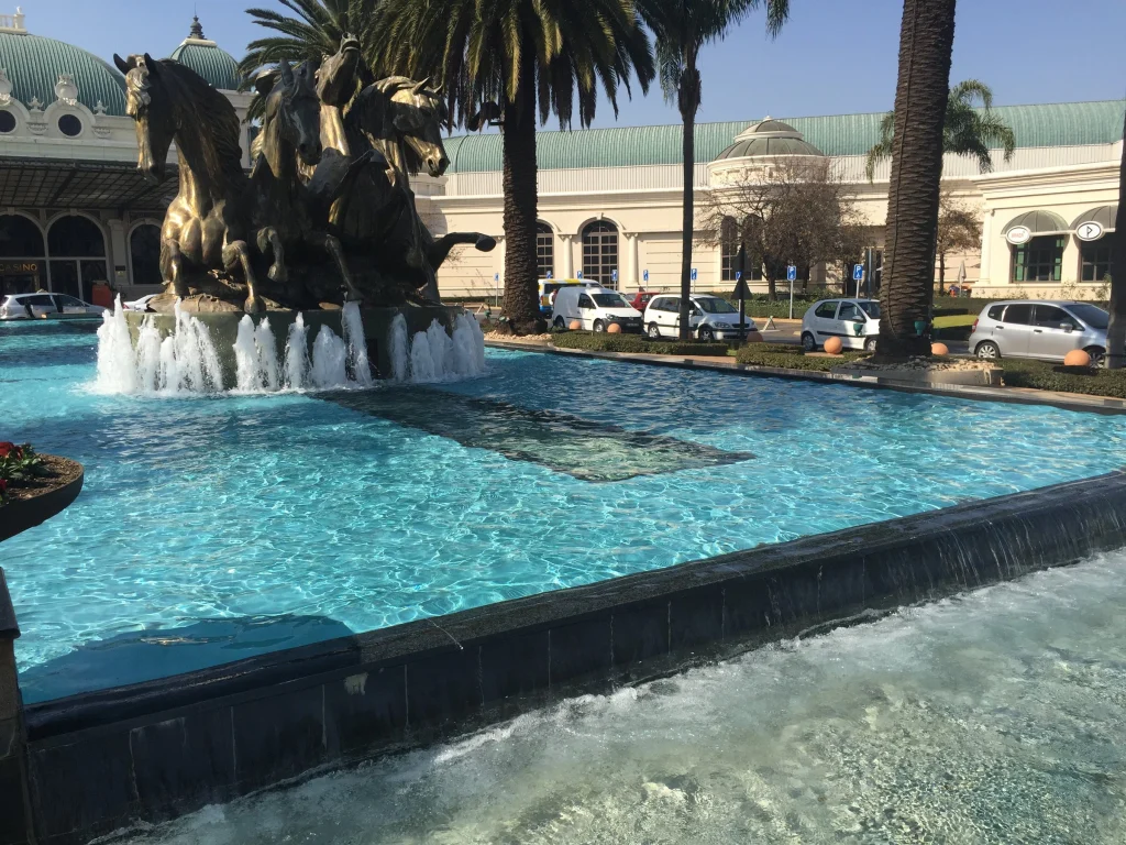 Plaza lake, Emperors Palace — completed