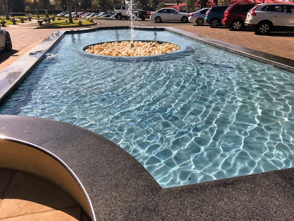 VIP fountain, Emperors Palace — completed