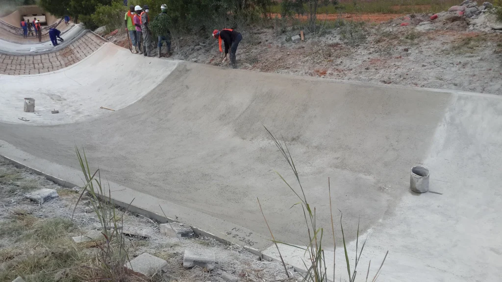 Bombela culvert guniting, Gautrain — completed