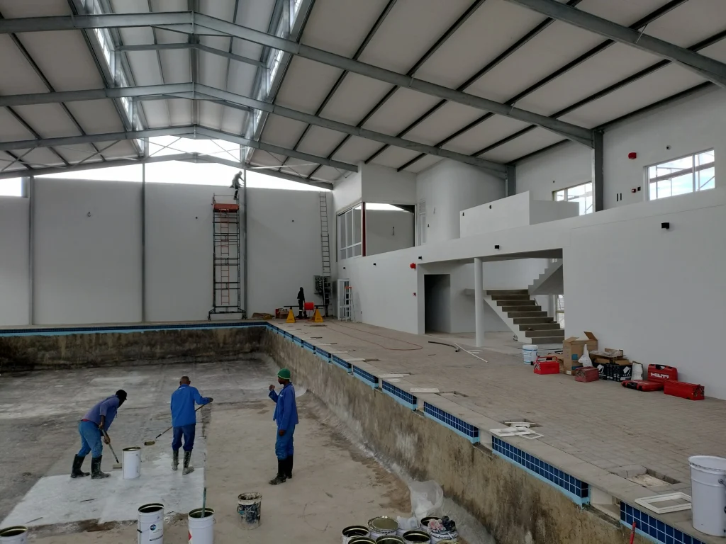Hamiltons College, Ladysmith — during construction