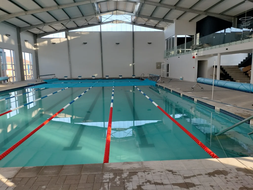 Indoor 25 m pool at Hamiltons College, Ladysmith, built by Curtis Pools