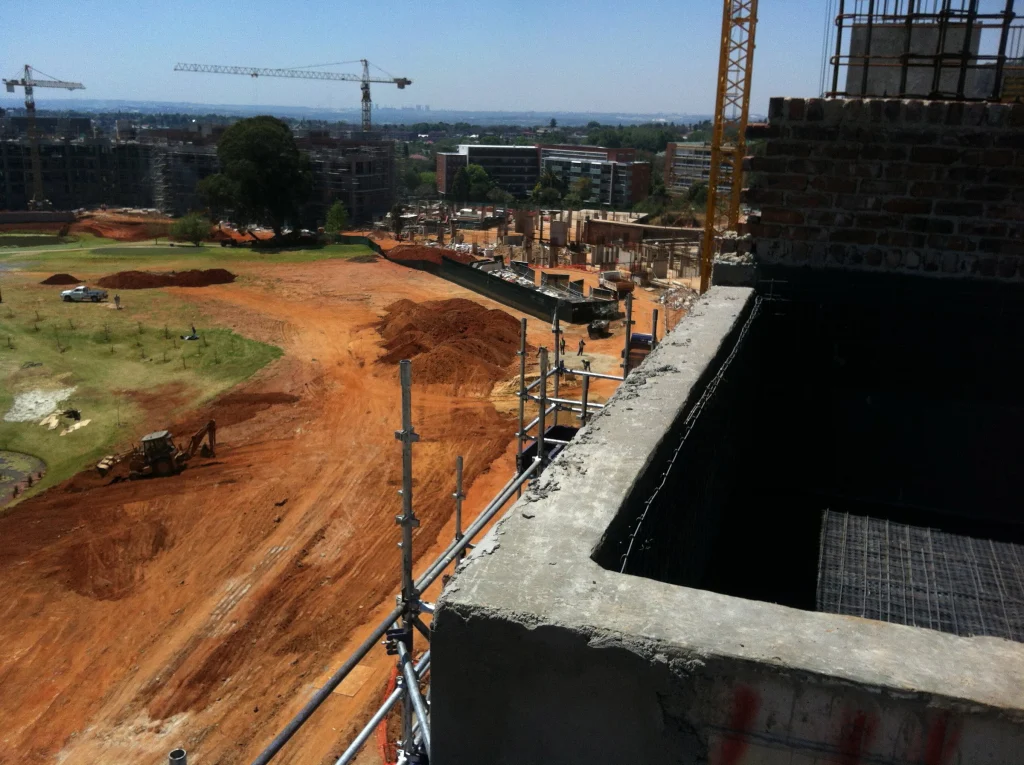 The Houghton penthouse pools — before the work
