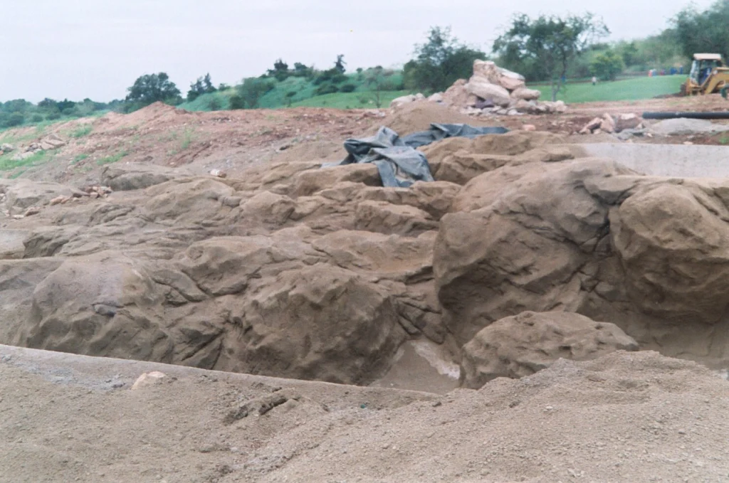 Leopard Creek golf estate water feature — before the work