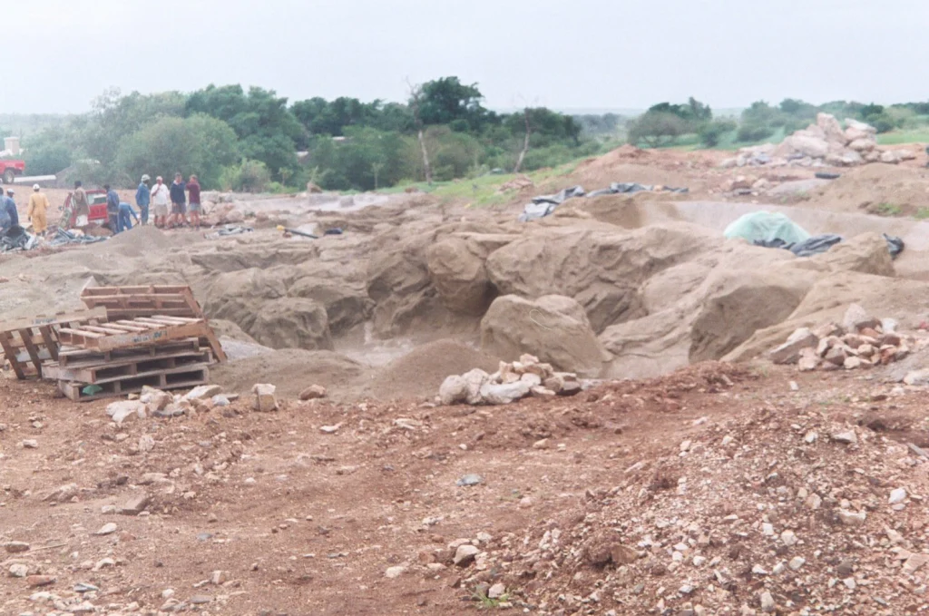 Leopard Creek golf estate water feature — before the work