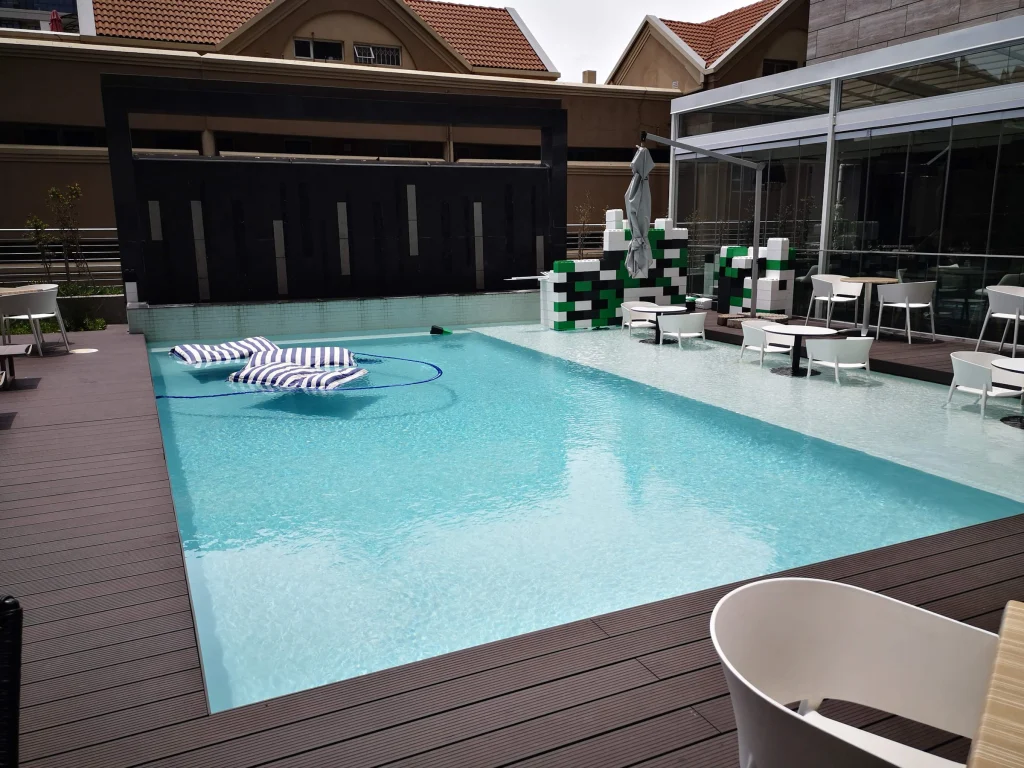 Masingita Towers pool — completed