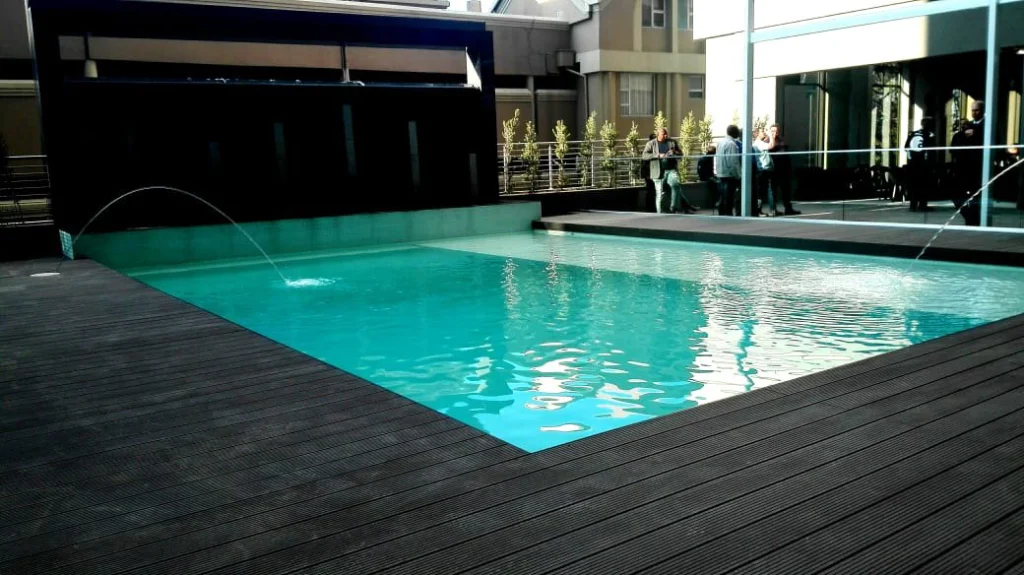 Masingita Towers pool — completed