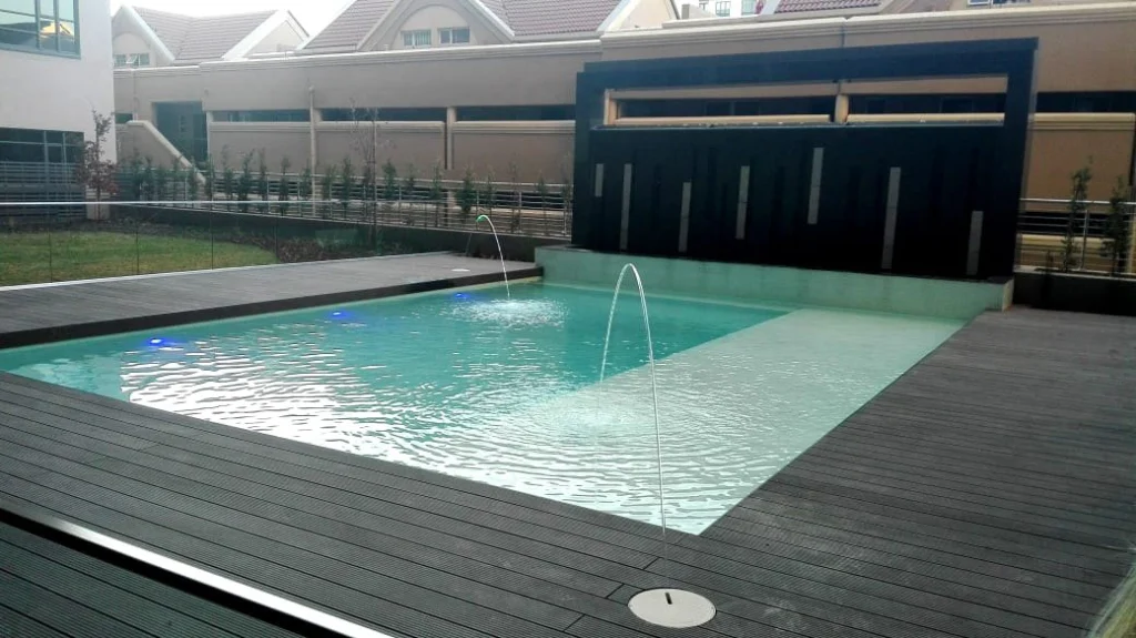 Masingita Towers pool — completed
