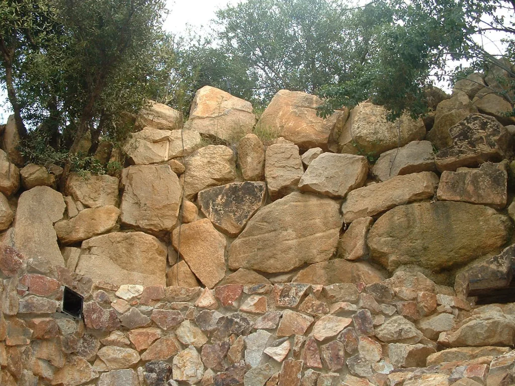 Rock lagoon, Blair Atholl — before the work
