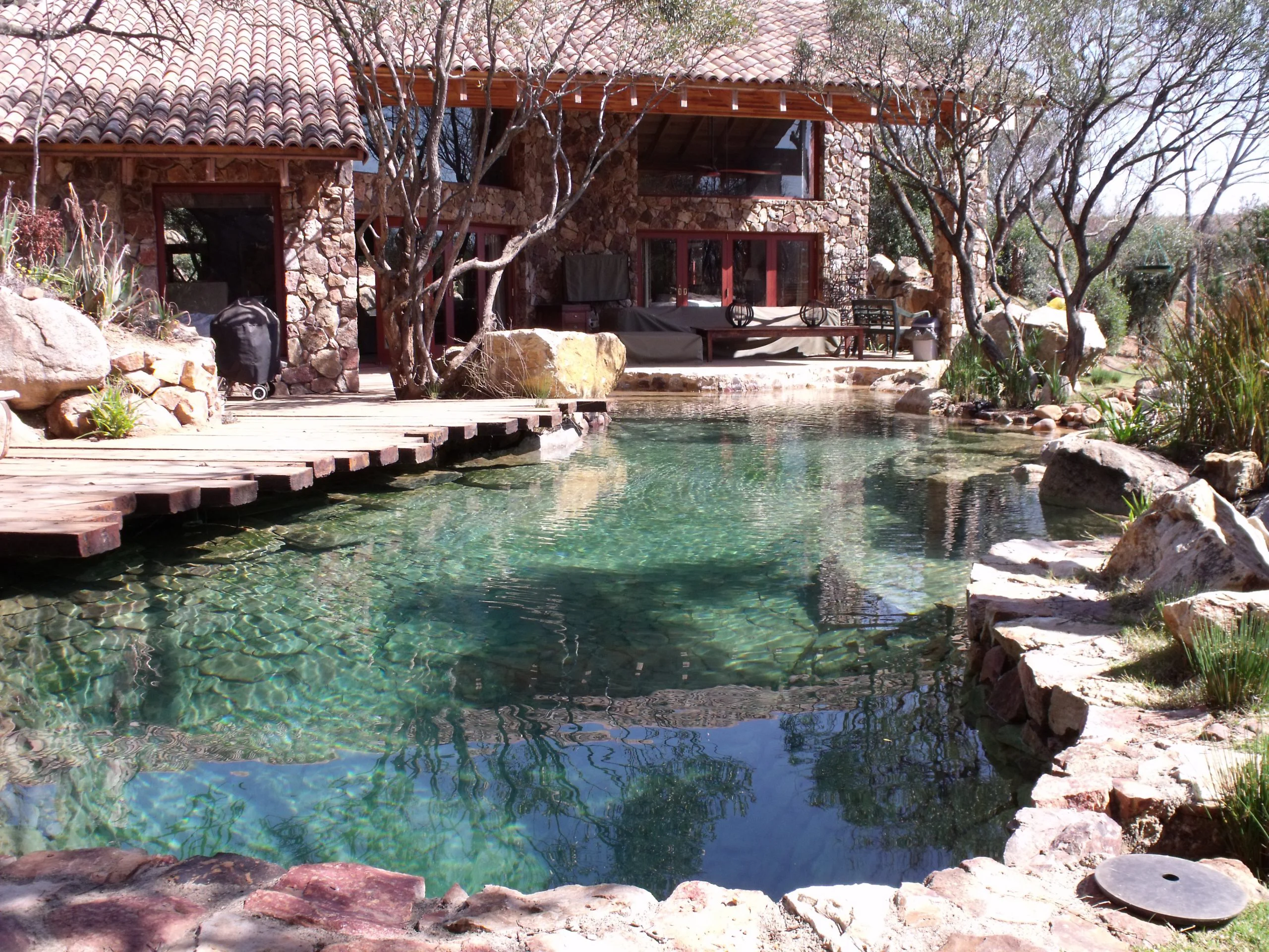 Rock lagoon, Blair Atholl — completed