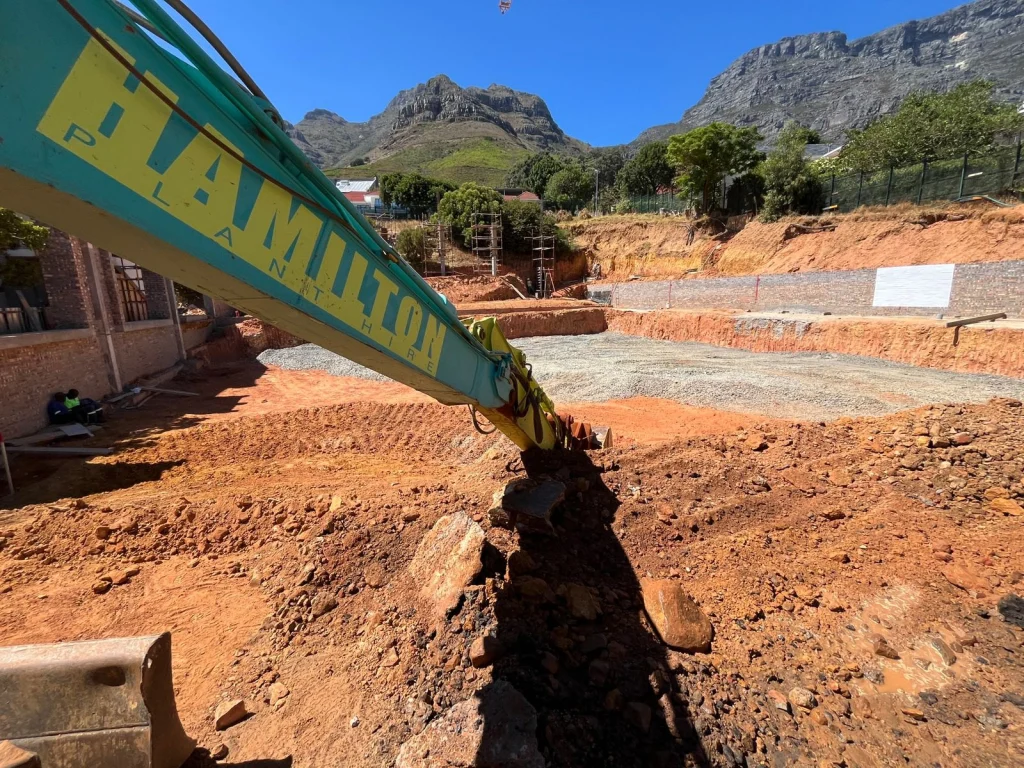 School aquatic centre, Cape Town — before the work