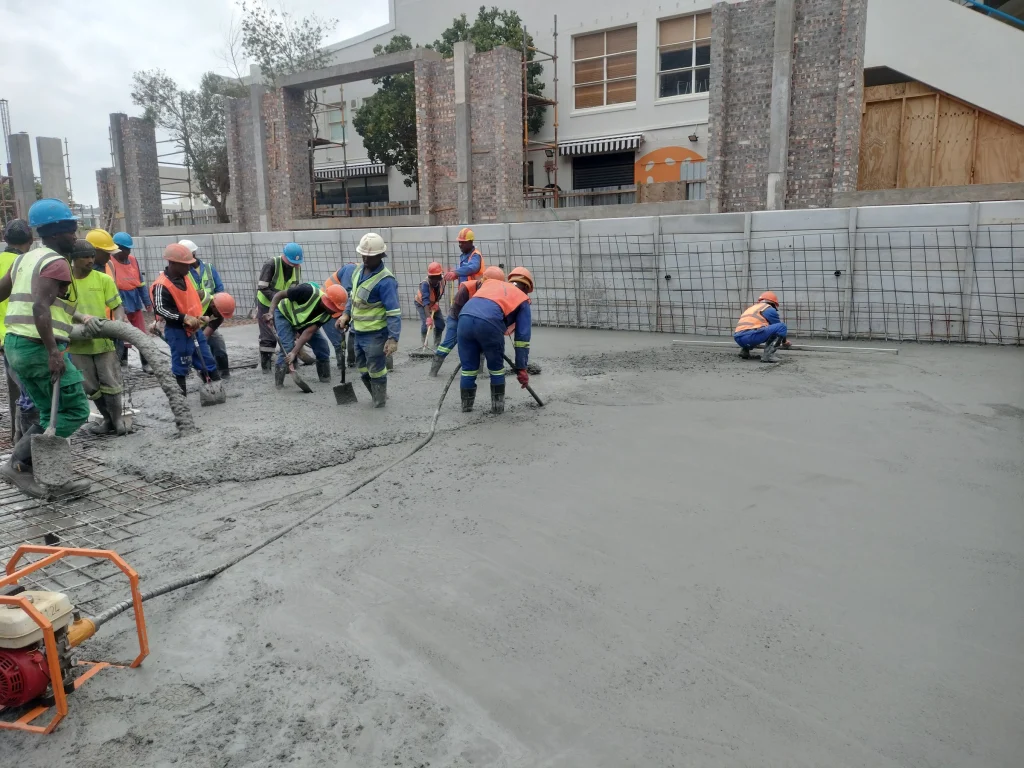 School aquatic centre, Cape Town — before the work
