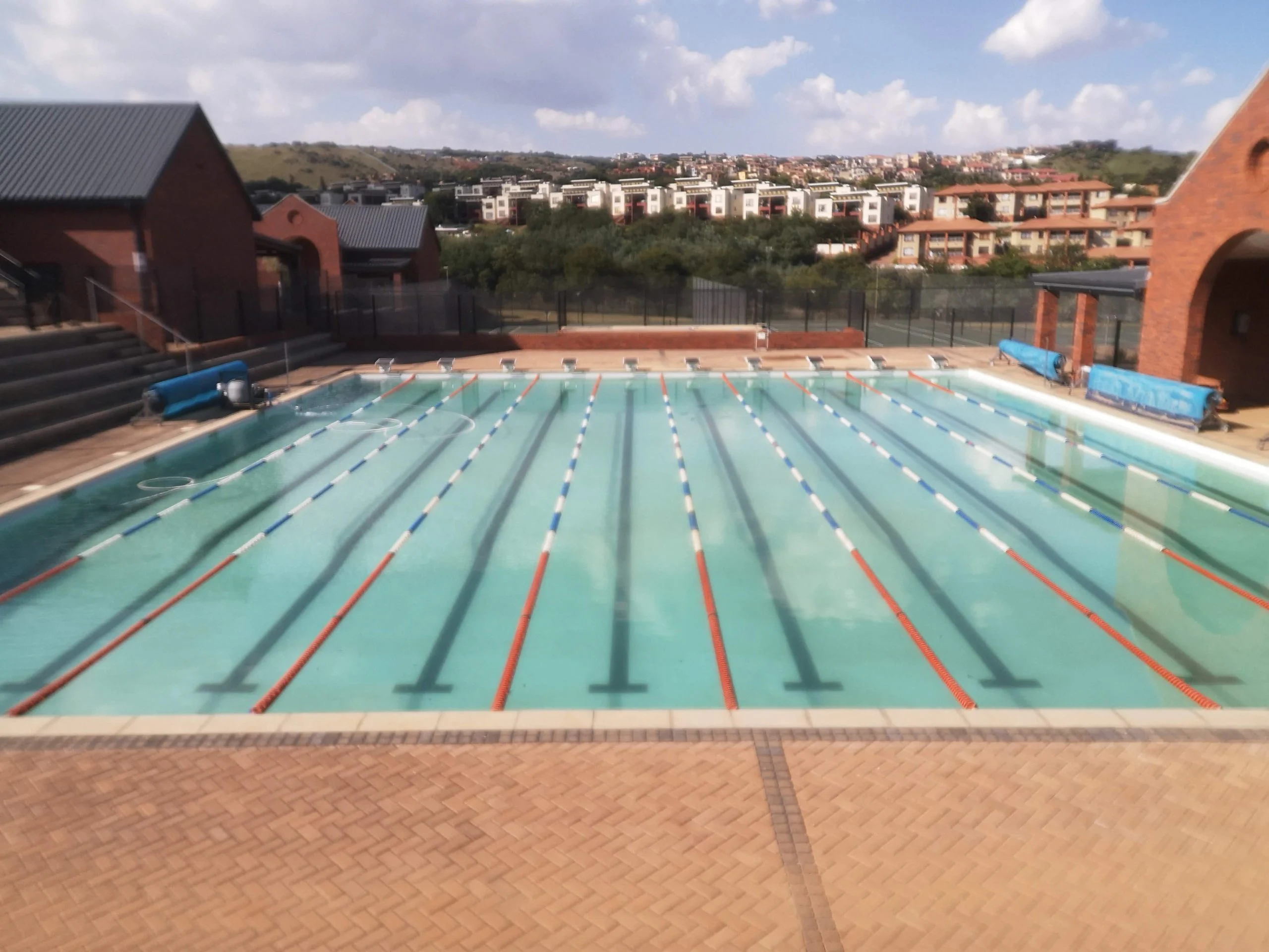 Trinity House Glenvista — competition & gala pool, in Glenvista, after completion