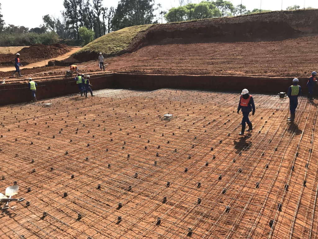 Trinity House Little Falls — during construction