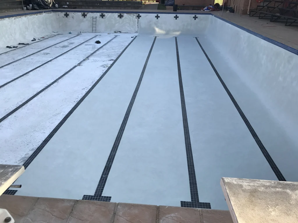Trinity House Randpark water polo pool — during construction