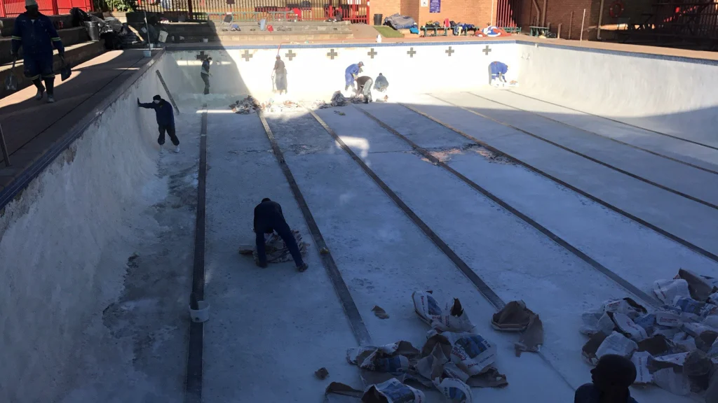 Trinity House Randpark water polo pool — before the work