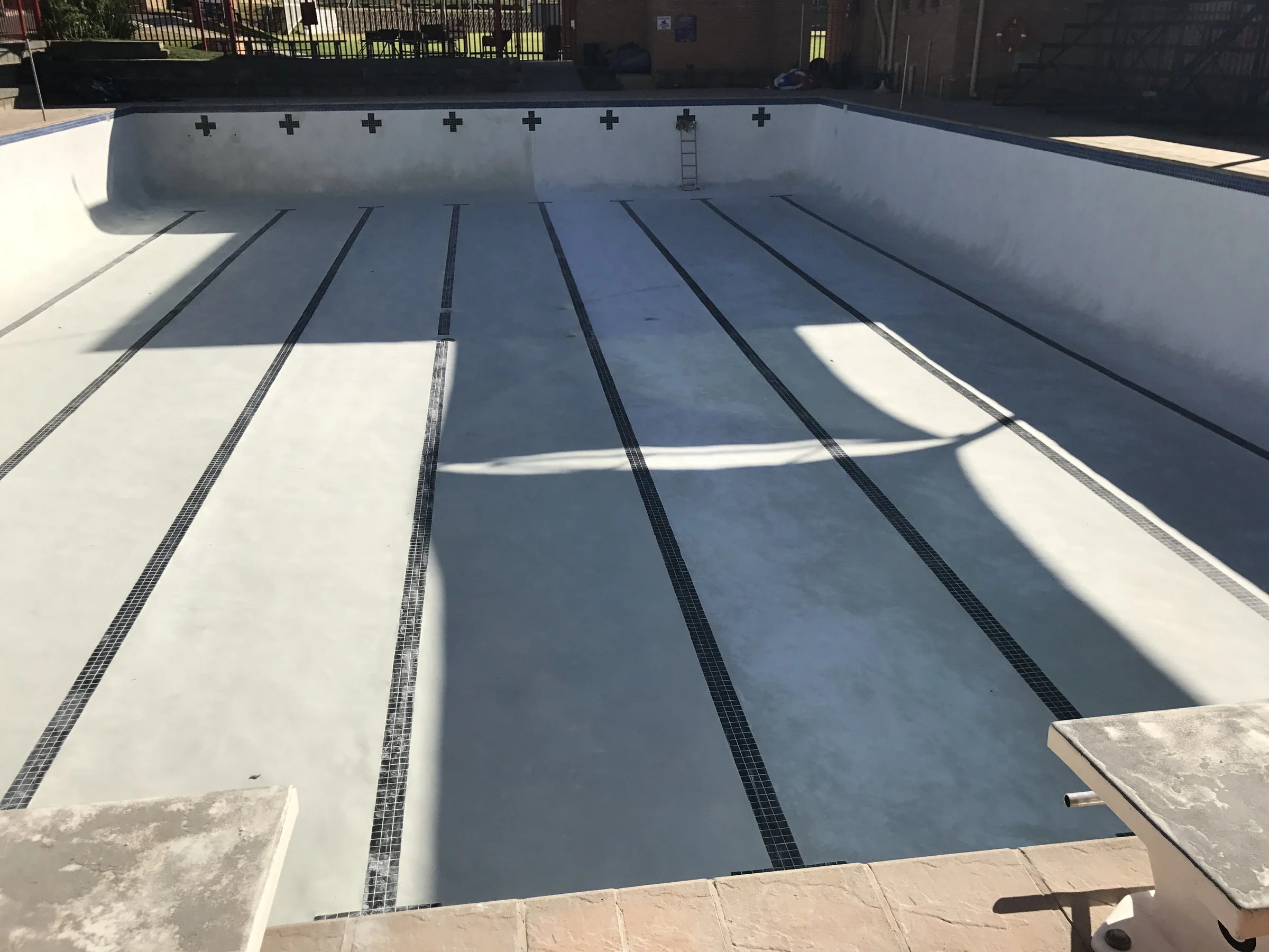 Trinity House Randpark water polo pool — during construction