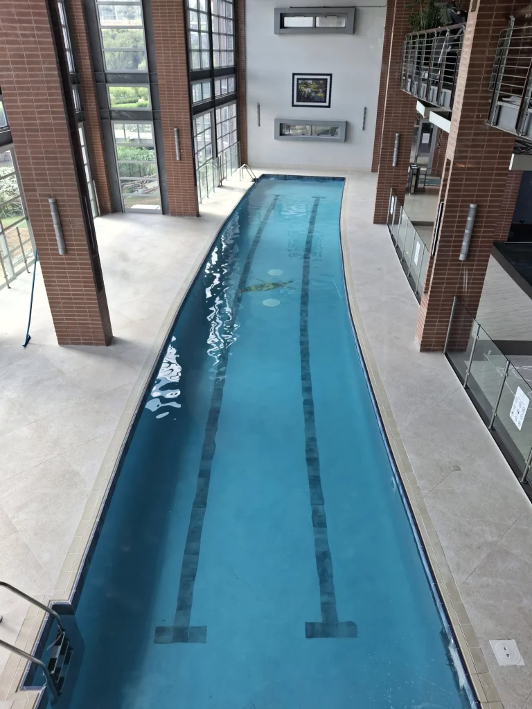 Waterfall Country Estate gym pool — completed
