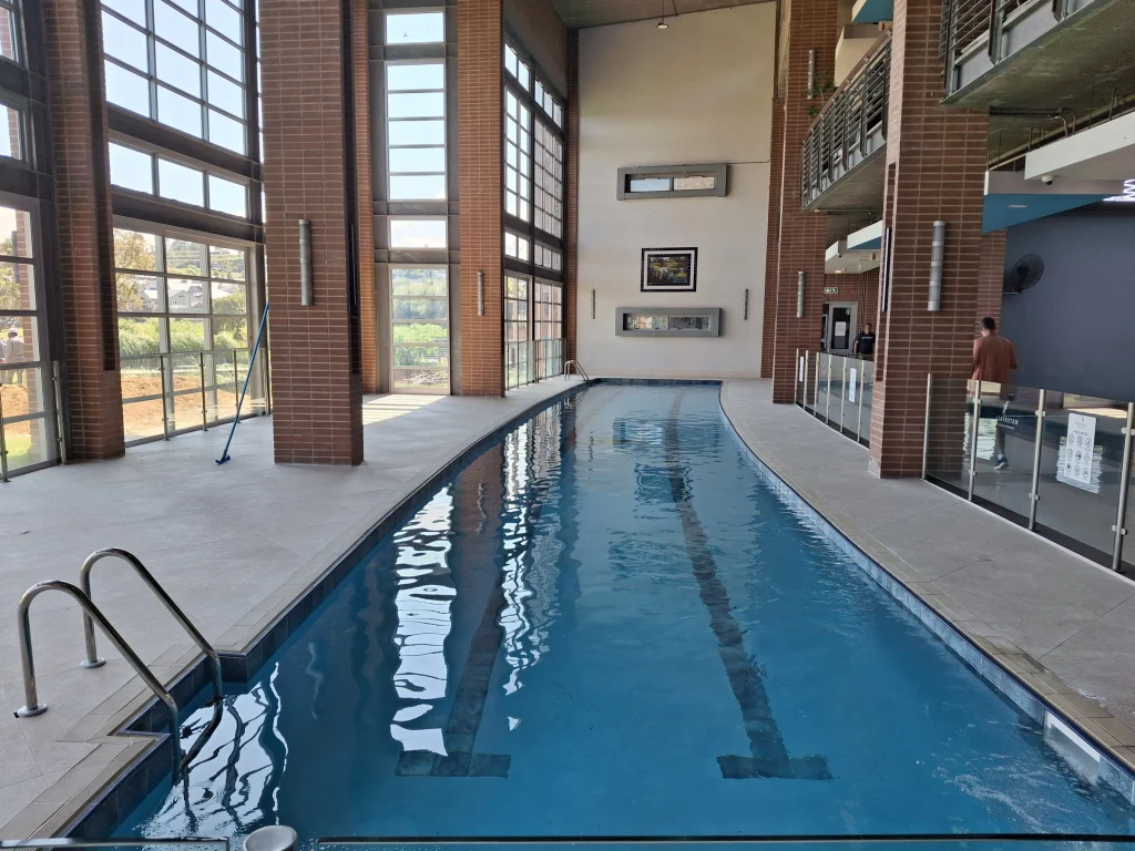 Waterfall Country Estate gym pool — completed