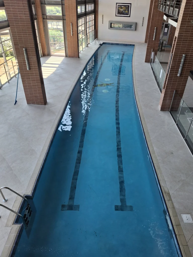 Waterfall Country Estate gym pool — completed