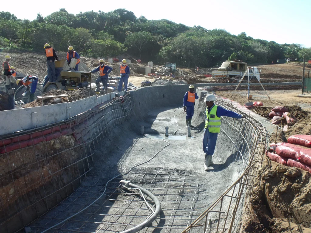 Wild Coast Sun waterpark — resorts & leisure pool, before the build